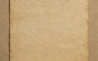 Unrolled parchment scroll with the handwritten phrase “Begin again, they say…” near the top in cursive script.
